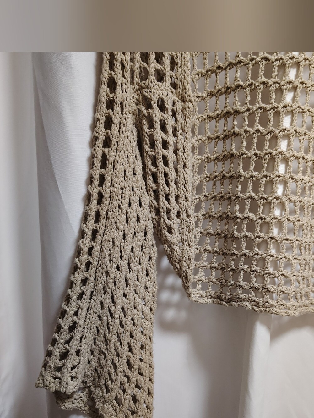 Free People Off The Shoulder Crochet Cardigan - Picture 3 of 9